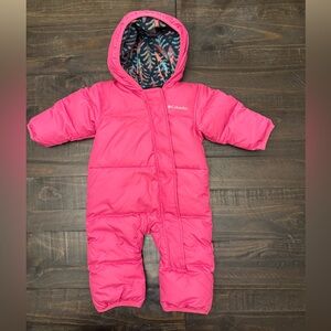 Columbia Snowsuit Pink 3-6 months